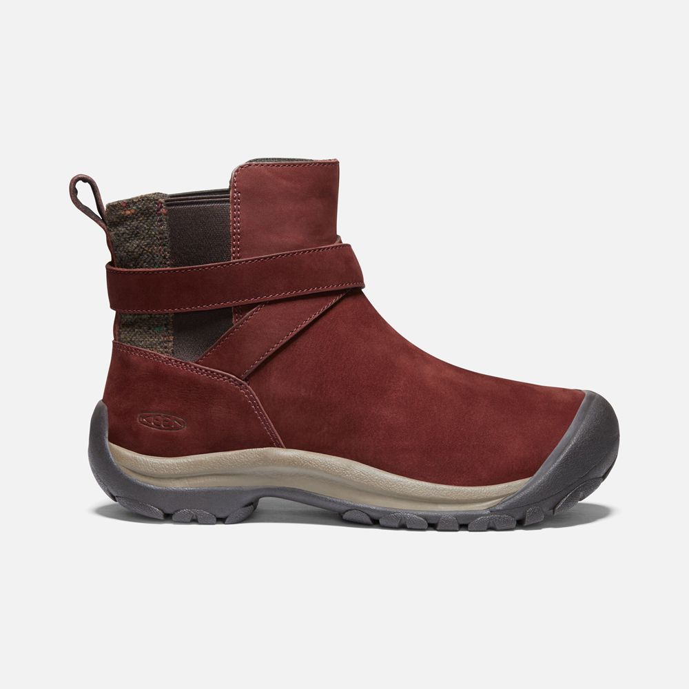 Botas de Invierno Keen Mexico Rojos Oscuro - Mujer Kaci Ii Pull On - XT0723458